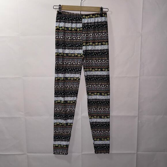 Always Women's Floral Print Leggings One Size Multicolor - Picture 1 of 5